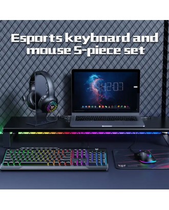 KEYBOARD ONIKUMA TZ5006 Combo Set (Keyboard, Mouse, Headset, Headset Stand, Mouse Pad)